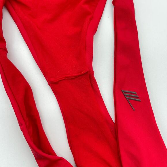 THE ATTICO | NWT Strapless Bikini Set in Red Cheeky Bandeau S - Picture 9 of 11